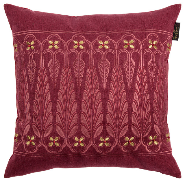 Bombay Point de Lac Pillow - Eclectic - Decorative Pillows - by Bombay Outdoors